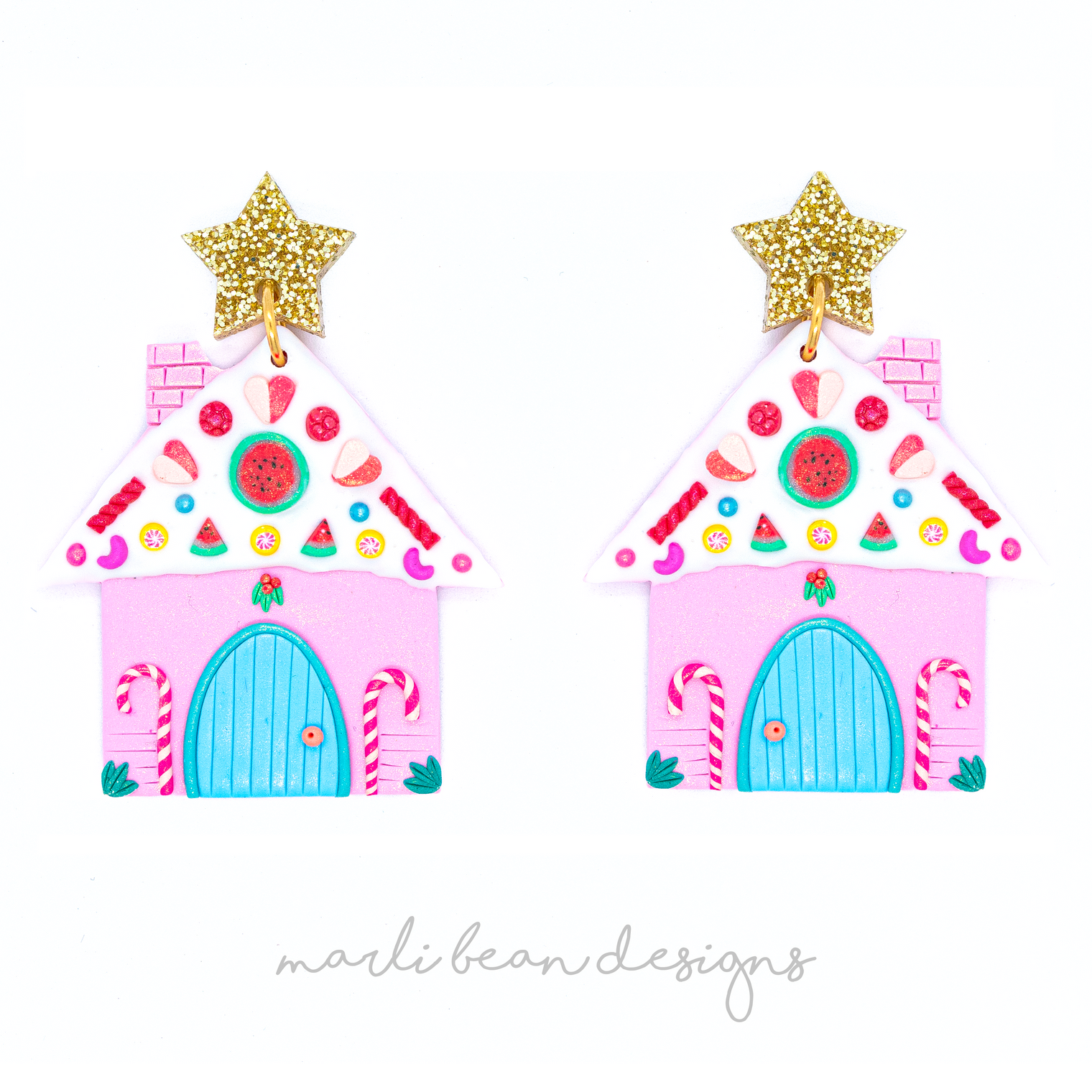 Pink Gingerbread House | Fruit Salad | 1